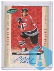 2005-06 Parkhurst Signatures Chris Thorburn #CT Rookie Auto